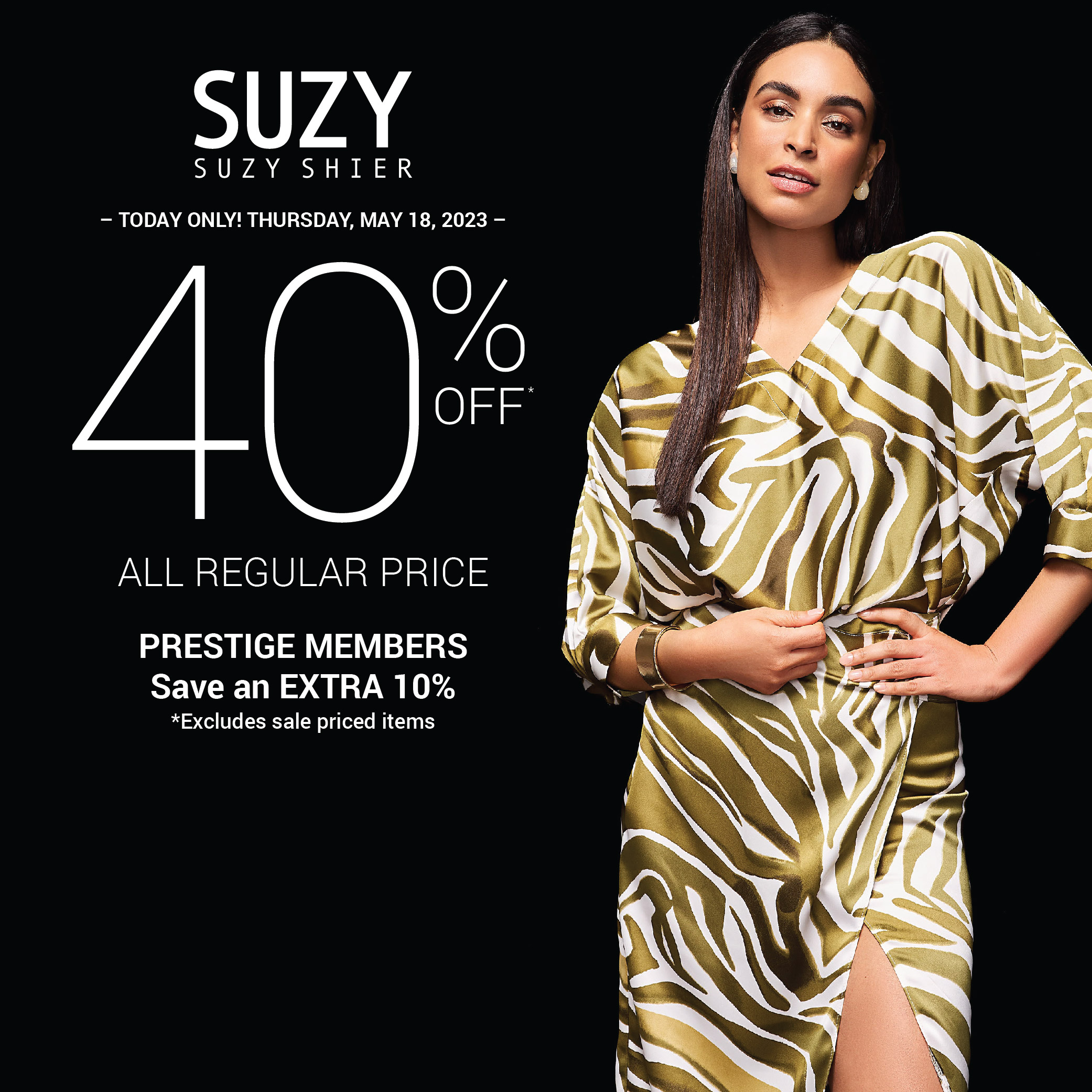 Suzy Shier – Get that outfit before it’s too late – 40% Off Sale icon