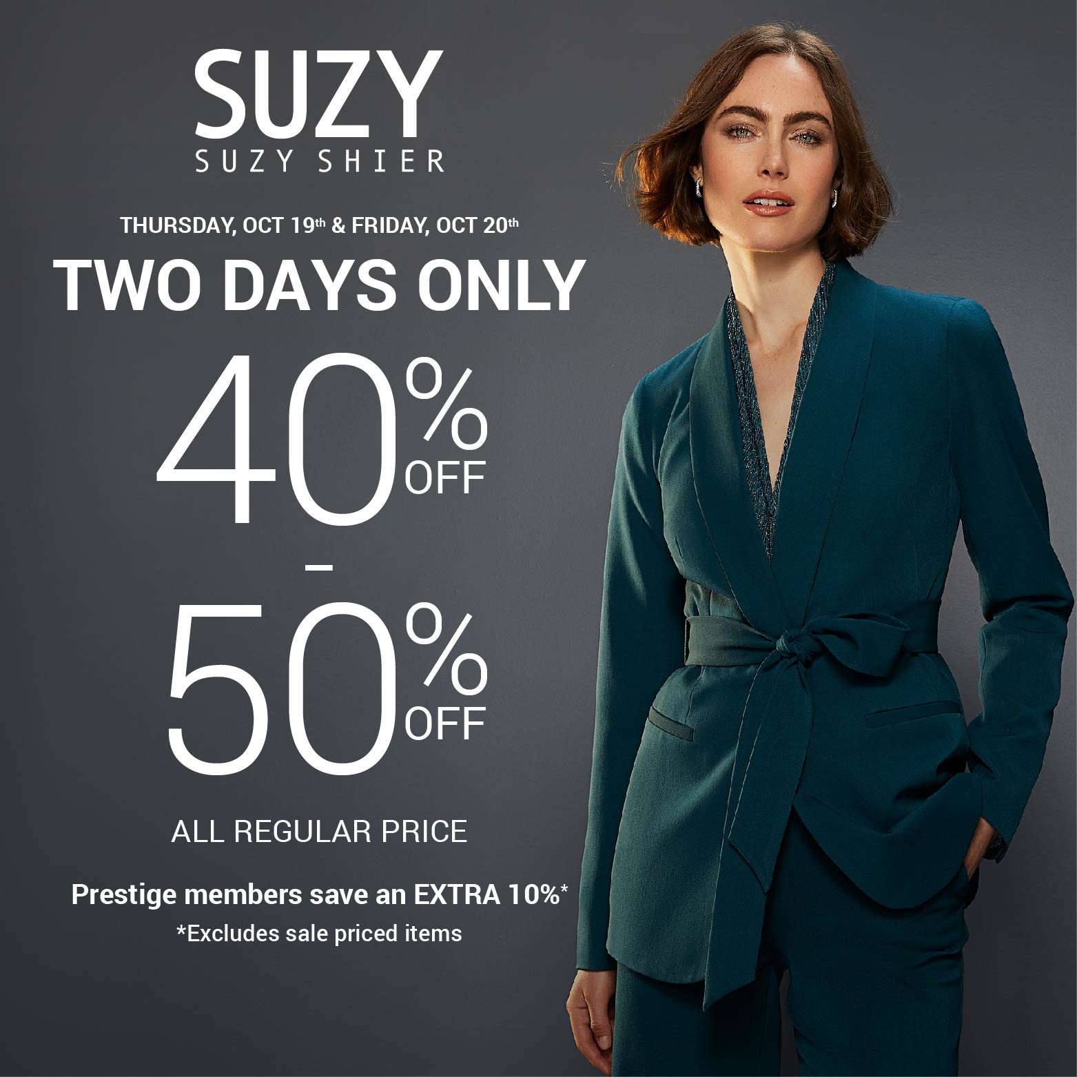 Suzy shier clearance