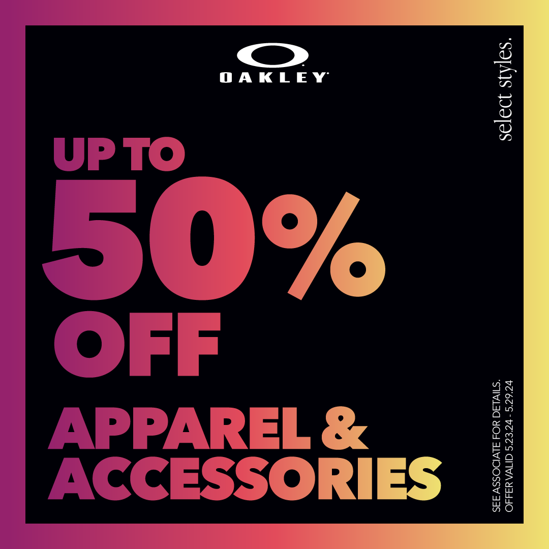 Oakley UP TO 50 OFF APPAREL ACCESSORIES CrossIron Mills