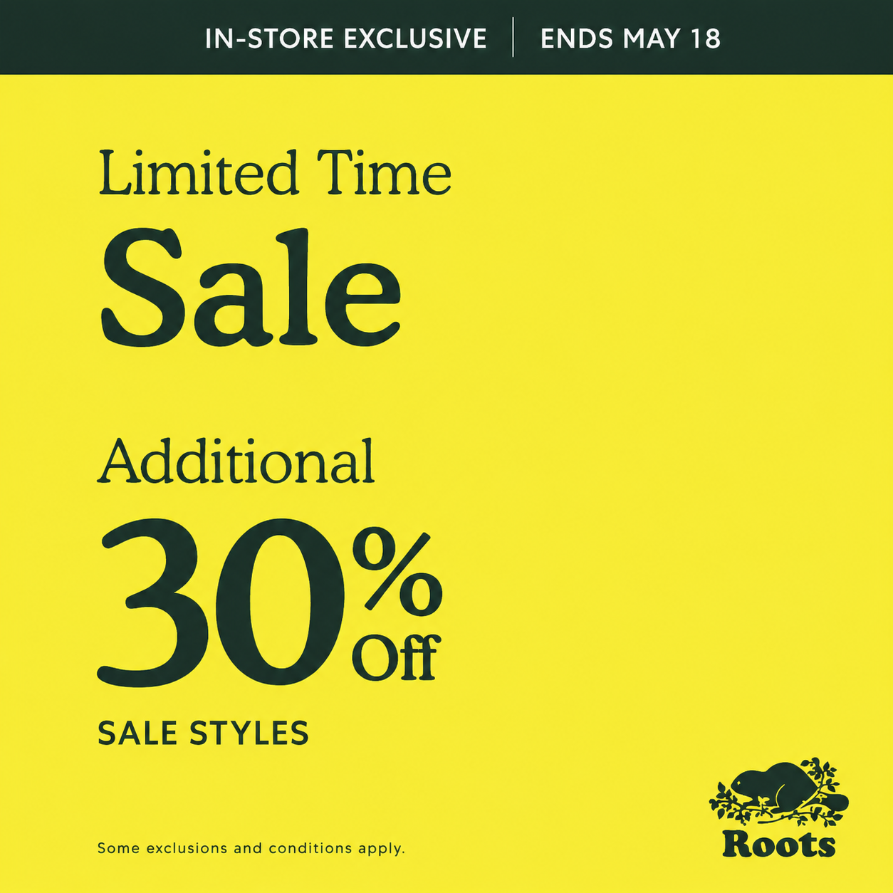 Additional 30% off Sales Styles!* icon