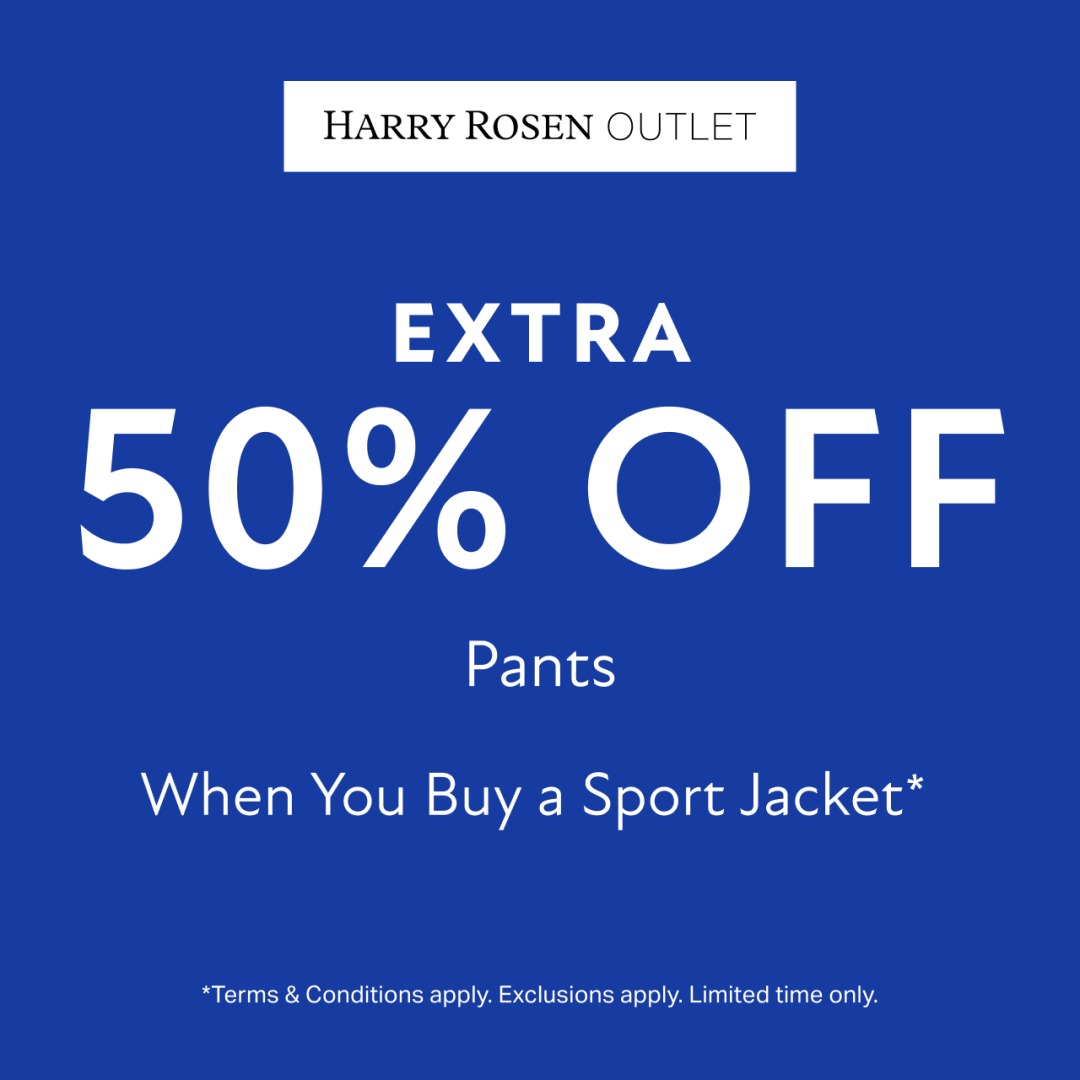 Extra 50% Off Pants When You Buy a Sport Jacket icon