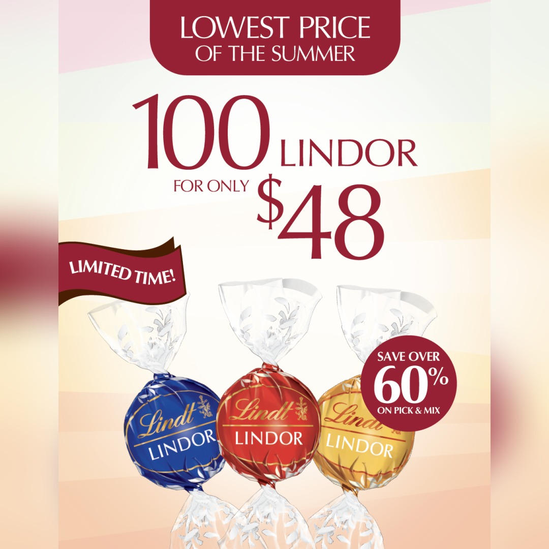 100 LINDOR for $48! icon