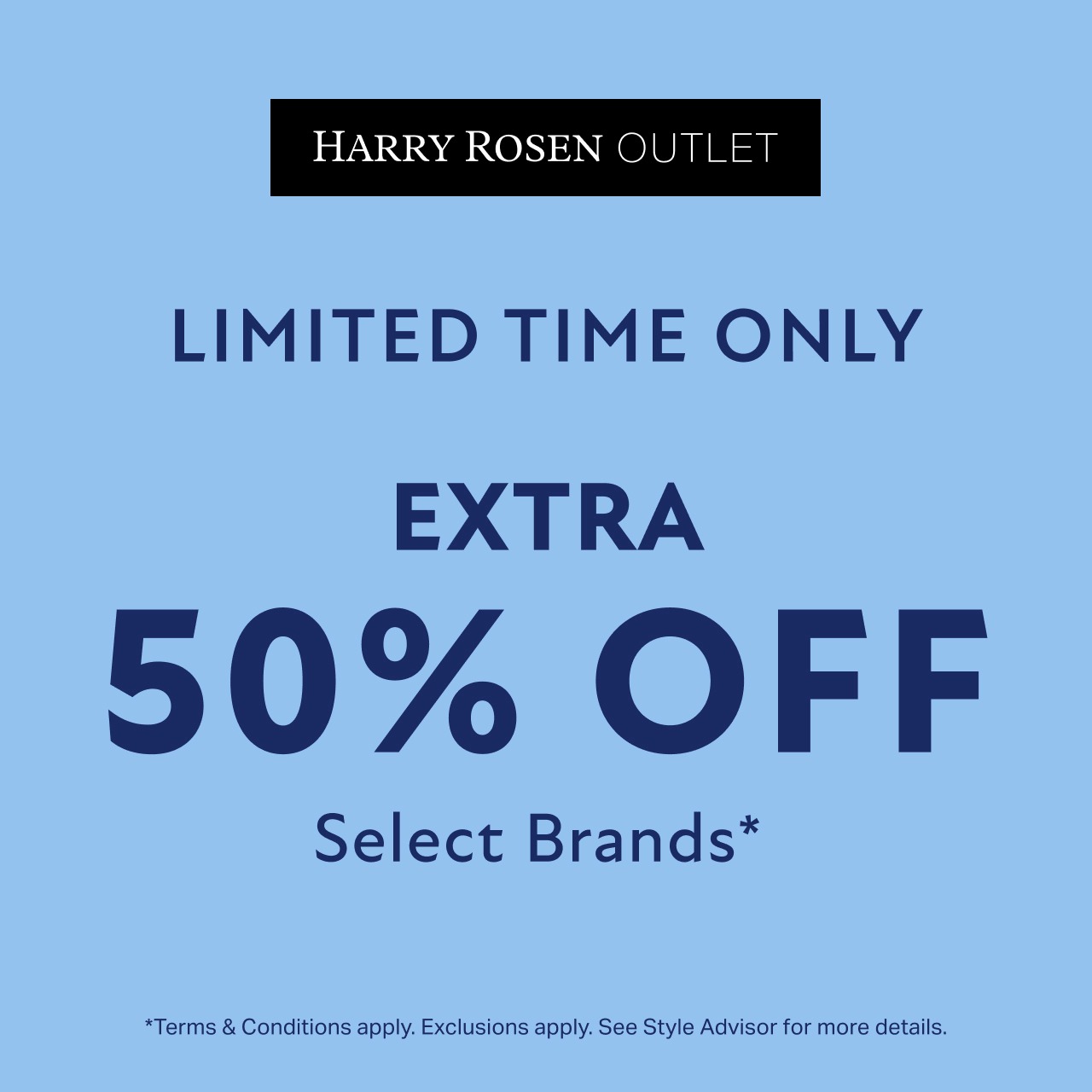 Limited Time Only Extra 50% Off Select Brands* icon