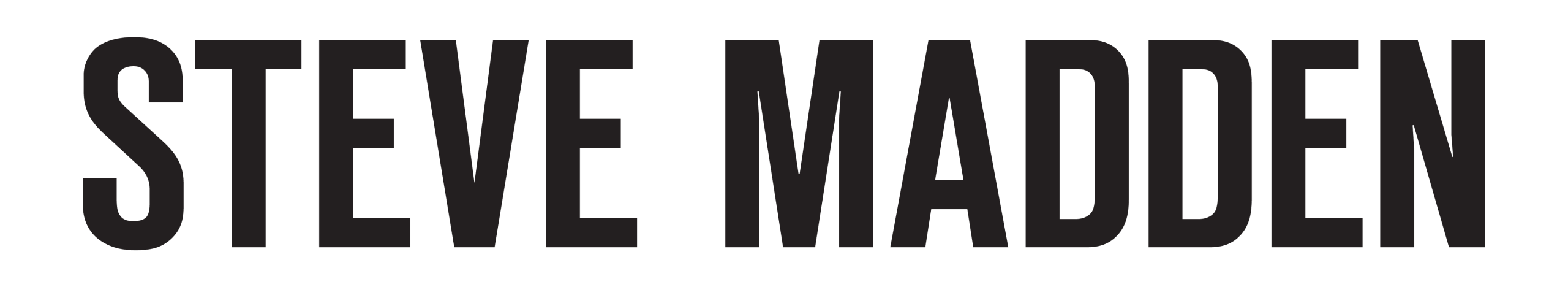 sm_logo_oneline_black Steve Madden logo in black and white.