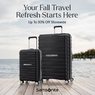 Your Fall Travel Refresh Starts Here: Up to 30% Off Storewide icon